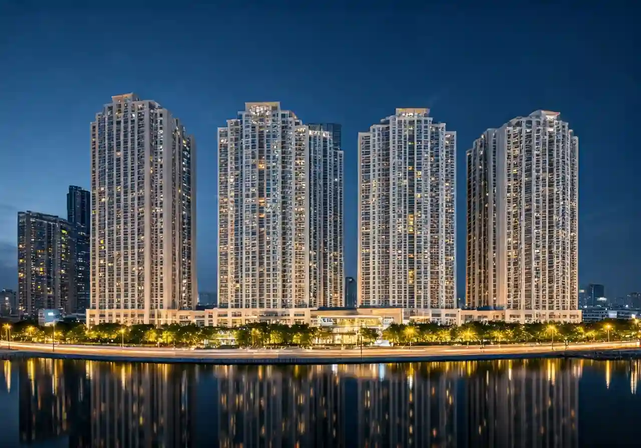 Chung cu Xuan Thuy Plaza - canh dem