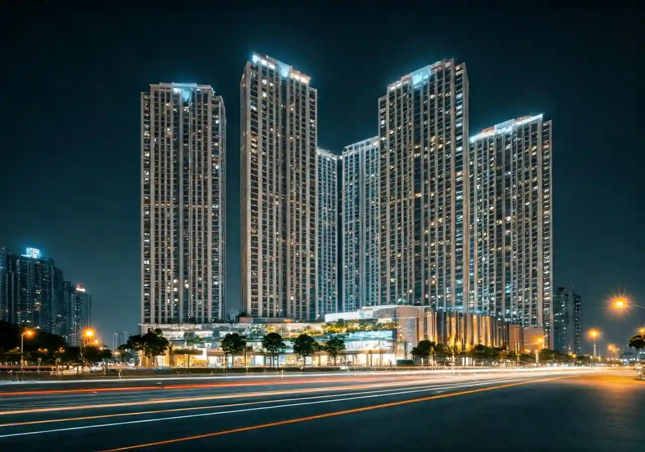 Chung cu Yen Hoa Condominium - canh dem