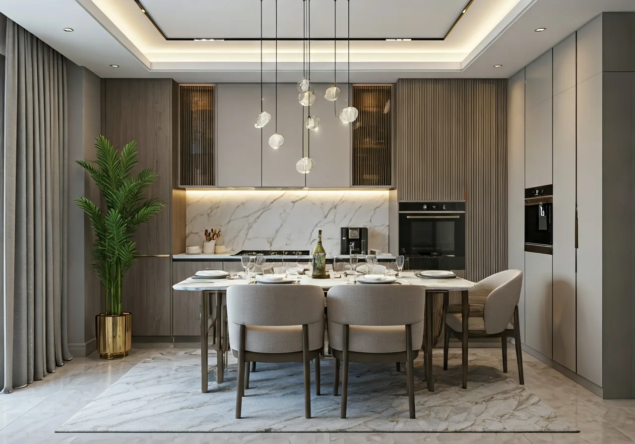 Classy Crown Viet Tri Du an biet thu tai Phu Tho - thiet ke bep