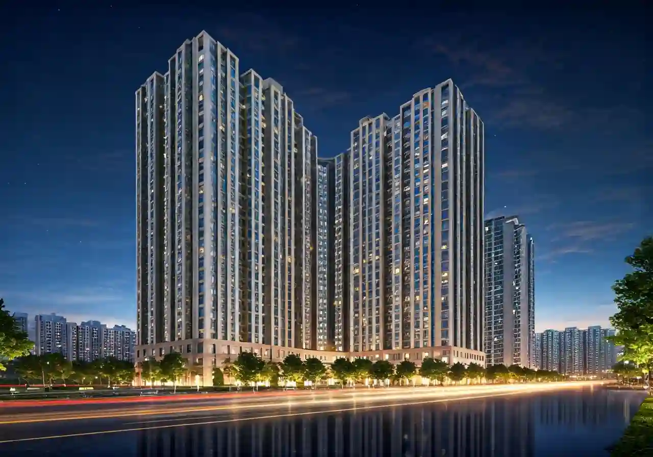 Classy Crown Viet Tri Du an biet thu tai Phu Tho - canh dem