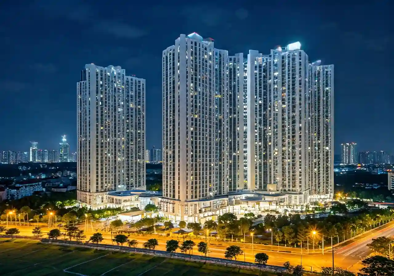 Cloud Reserve Central Tuy Hoa Khu do thi tai Dak Lak - canh dem