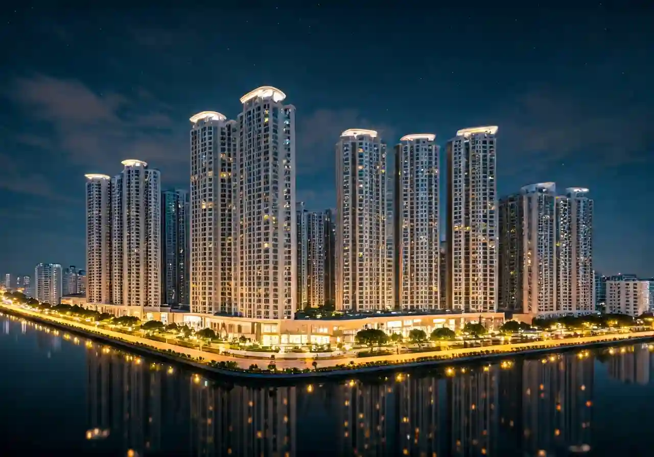 Da Nang Sunview Du an nha o xa hoi tai Da Nang - canh dem
