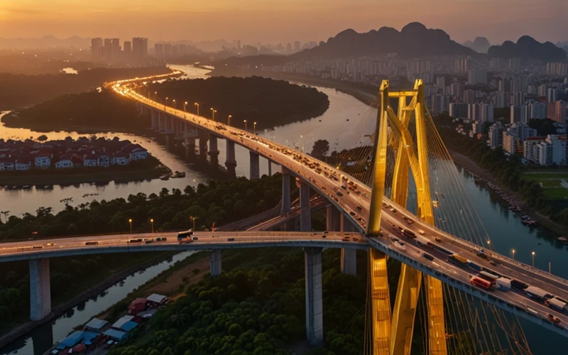 đang thi công xây dựng trở lại, vì sao nhà thầu cầu Vỹ Dạ vẫn bị chấm dứt hợp đồ