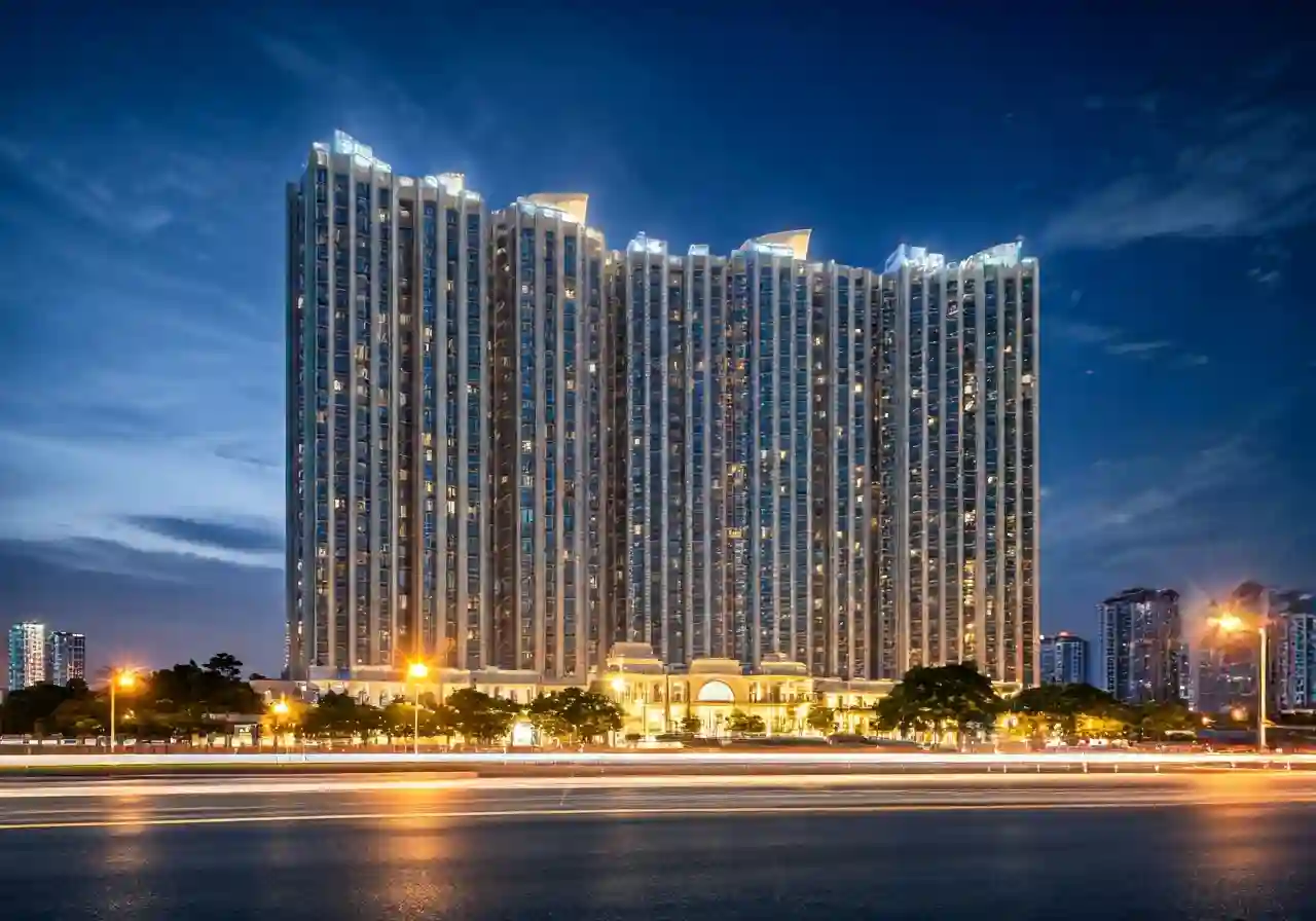 Dao Tan Diamond Du an nha pho thuong mai tai Hue - canh dem