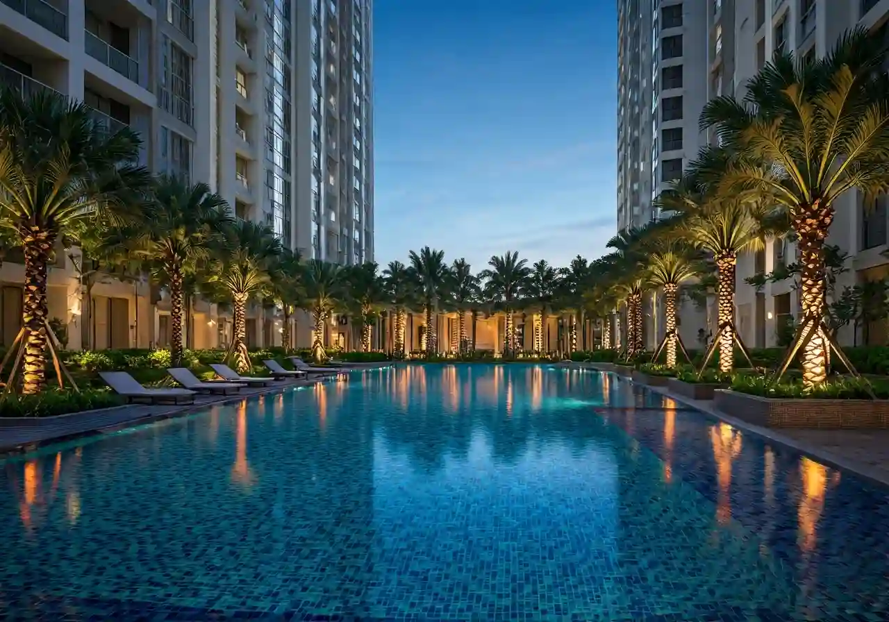 Diamond Sky Phan khu can ho thuoc Khu do thi Van Phuc - tien ich du an