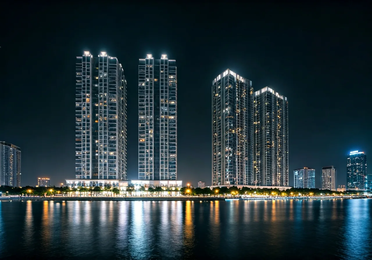 Du an can ho The One Tower Da Nang - canh dem