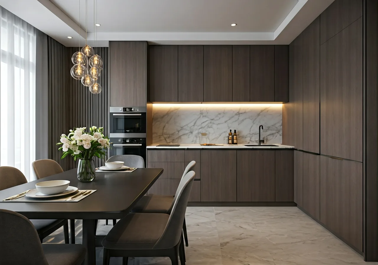 Du an can ho The Vista Residence Da Nang - thiet ke bep