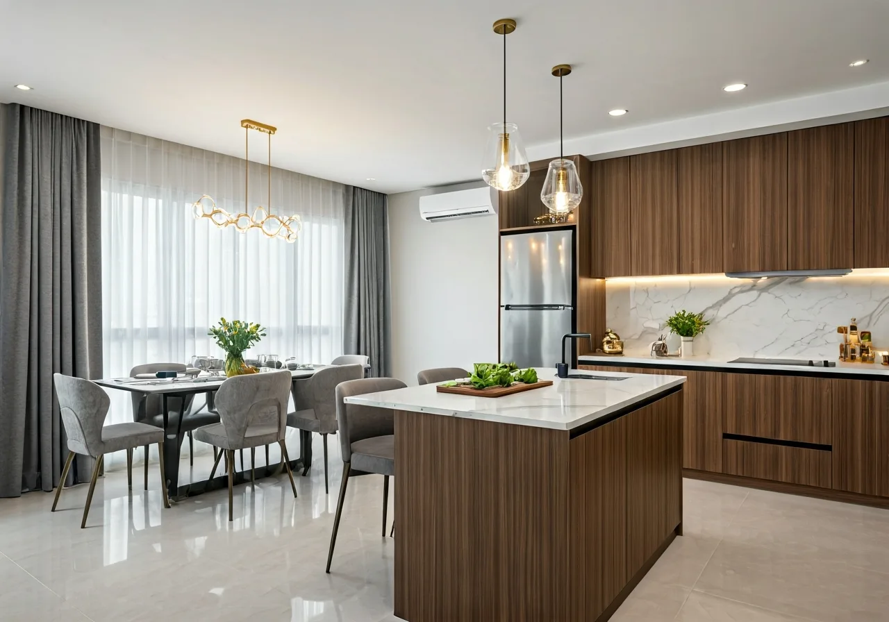 Du an khu nha o xa hoi ChC1 va ChC2 tai Dong Nai - thiet ke bep