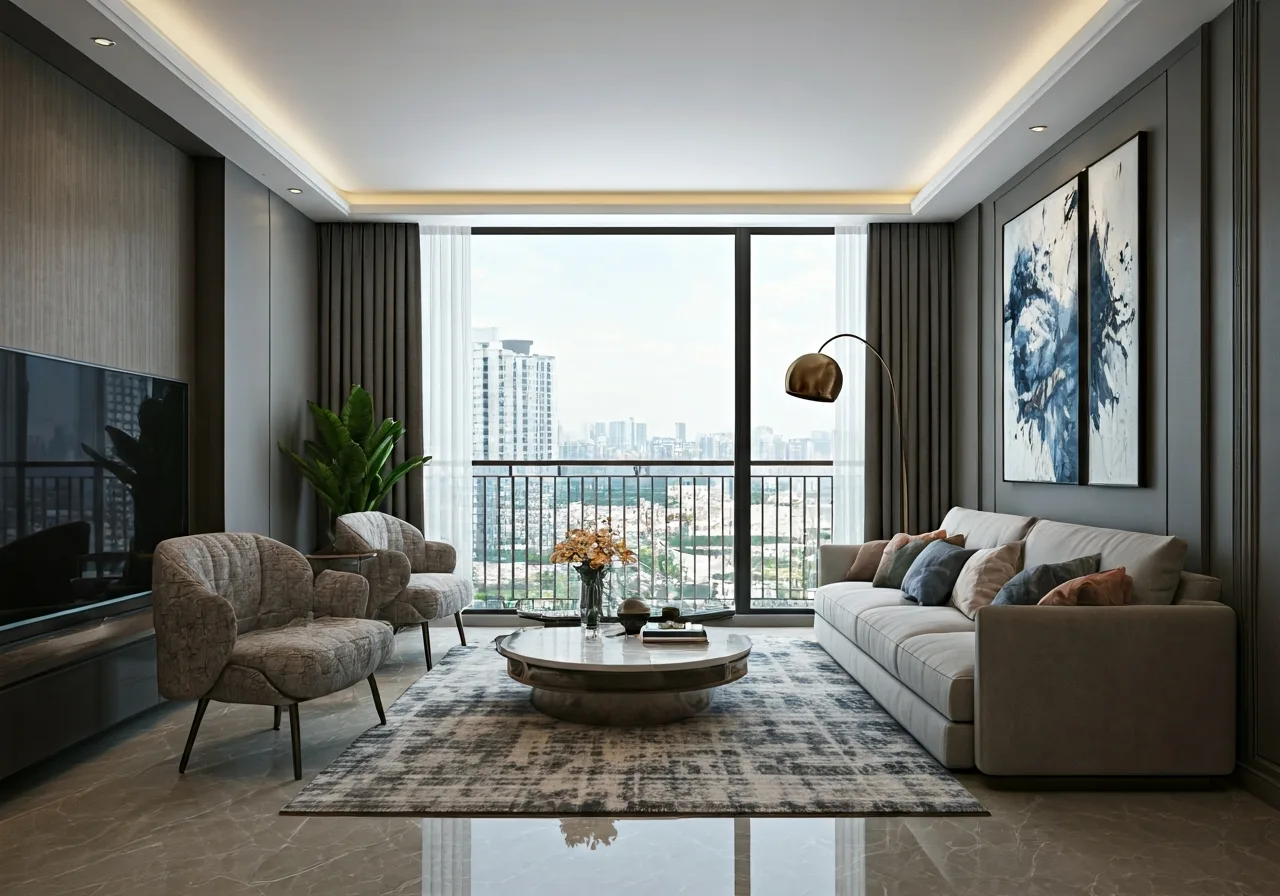 Du an nha o xa hoi phuong 4 TPTra Vinh tai Vinh Long - noi that can ho