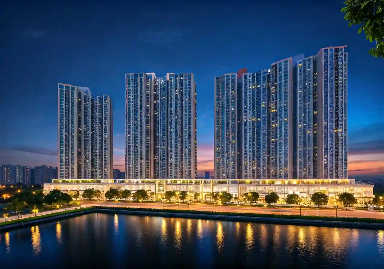 ECity Tan Duc Du an khu do thi tai Tay Ninh - canh dem