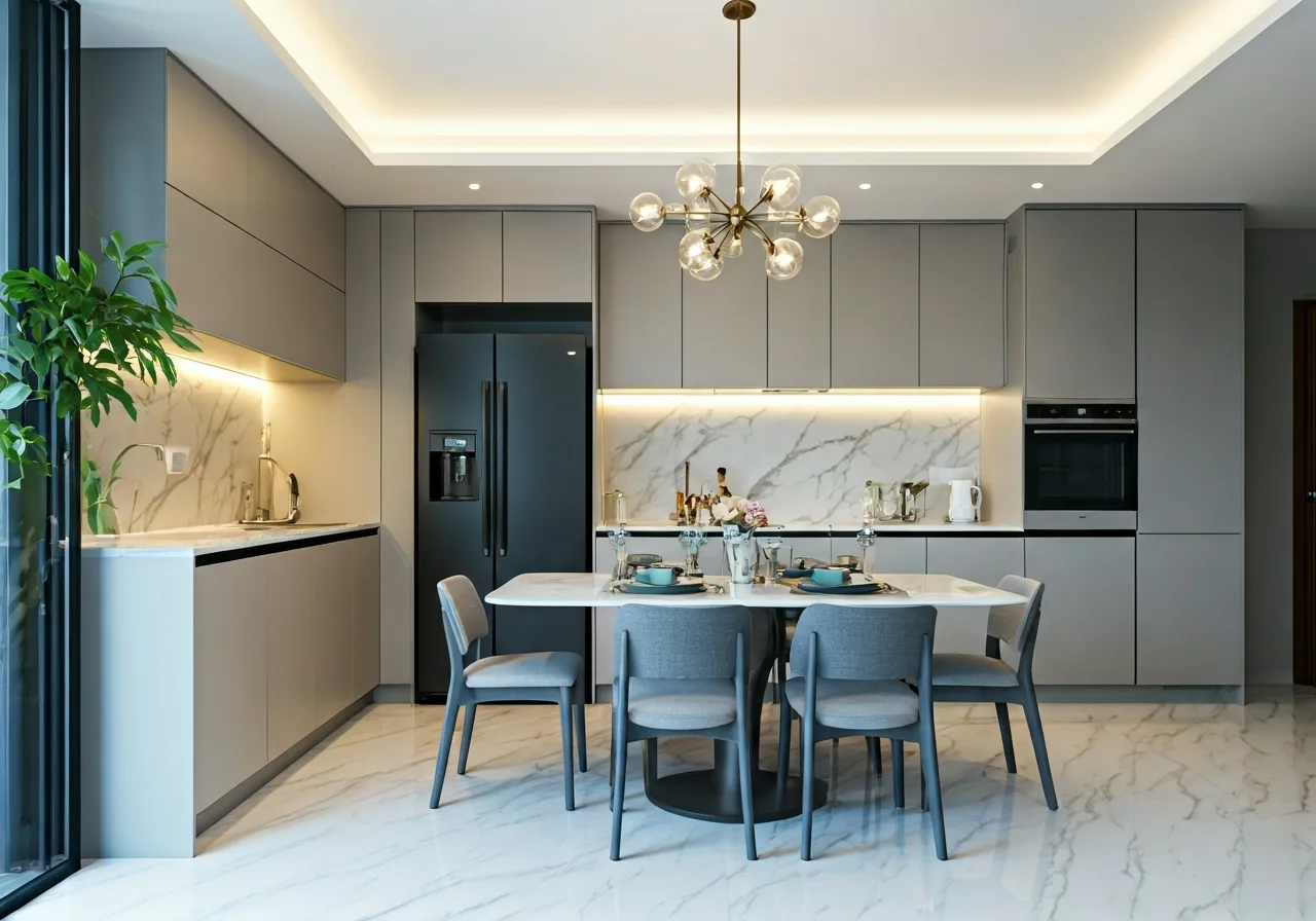 Eco Green Saigon - thiet ke bep