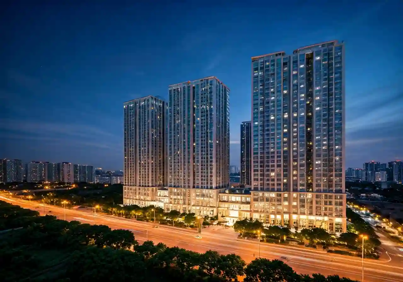 Eco Xuan Du an khu do thi tai TPHCM - canh dem