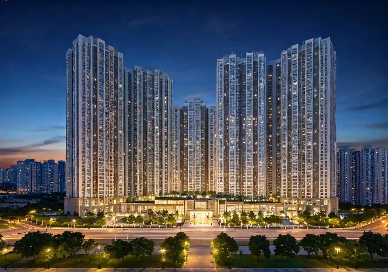 Ecohome Harmony Du an nha o xa hoi tai Dak Lak - canh dem