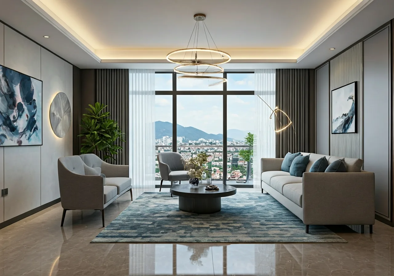 Ecohome Hoa Hiep Du an nha o xa hoi tai Da Nang - noi that can ho