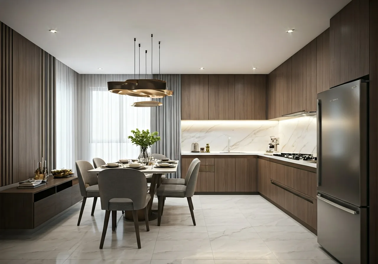 Ecohome Hoa Hiep Du an nha o xa hoi tai Da Nang - thiet ke bep