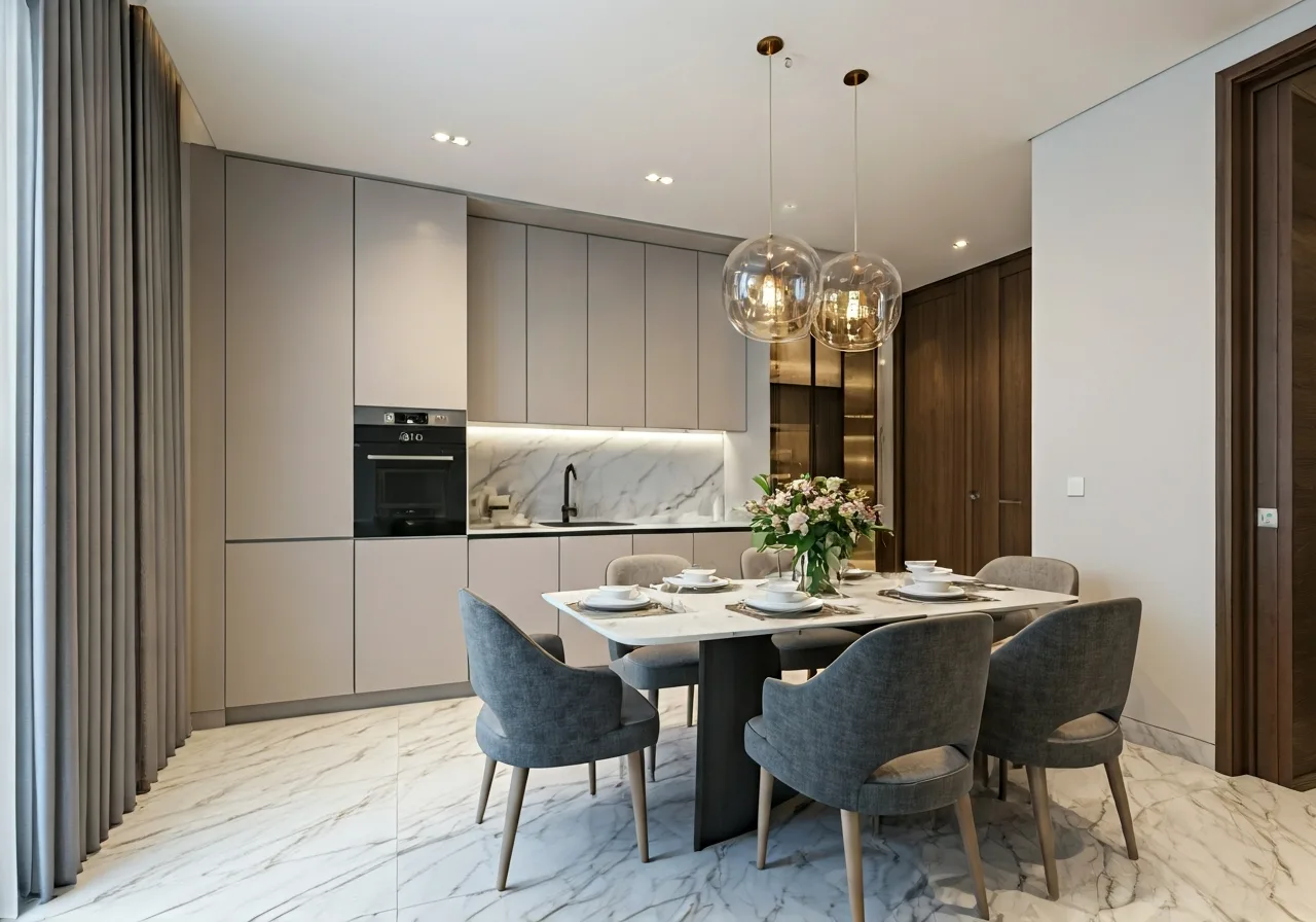 Ecohome Song Thuong 2 Du an nha o xa hoi tai Bac Ninh - thiet ke bep