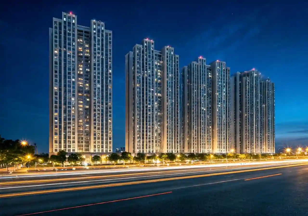 Ecohome Song Thuong 2 Du an nha o xa hoi tai Bac Ninh - canh dem