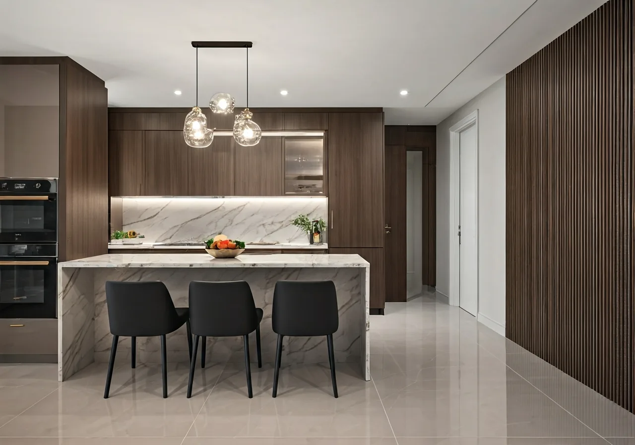Ecohome Song Thuong Du an nha o xa hoi tai Bac Ninh - thiet ke bep
