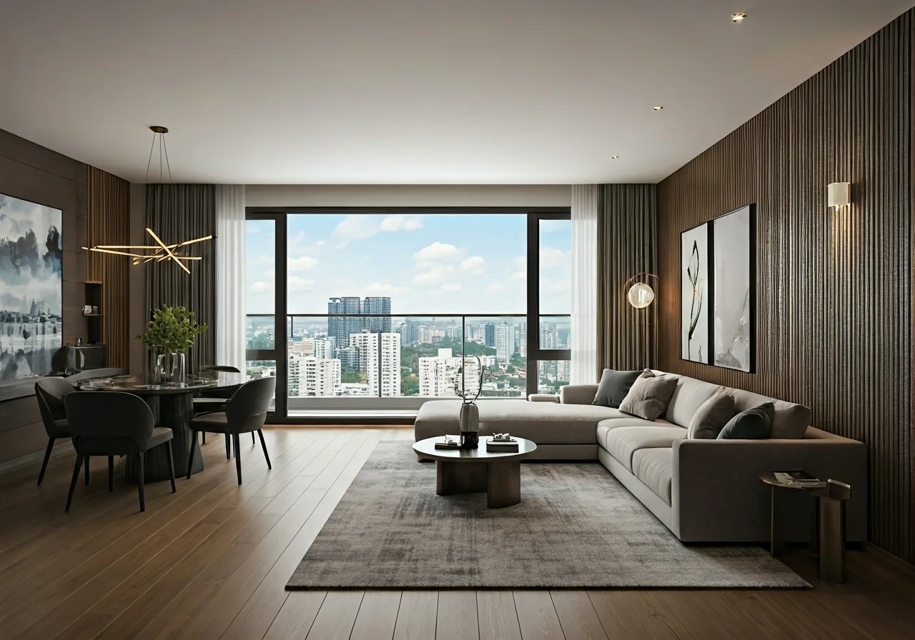 Ecolux City Du an nha pho tai TPHCM - noi that can ho