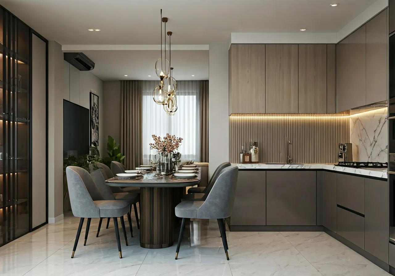 Ecolux City Du an nha pho tai TPHCM - thiet ke bep