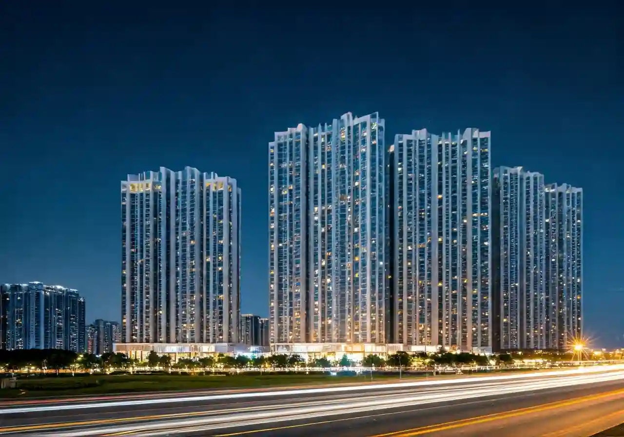 Ecolux City Du an nha pho tai TPHCM - canh dem