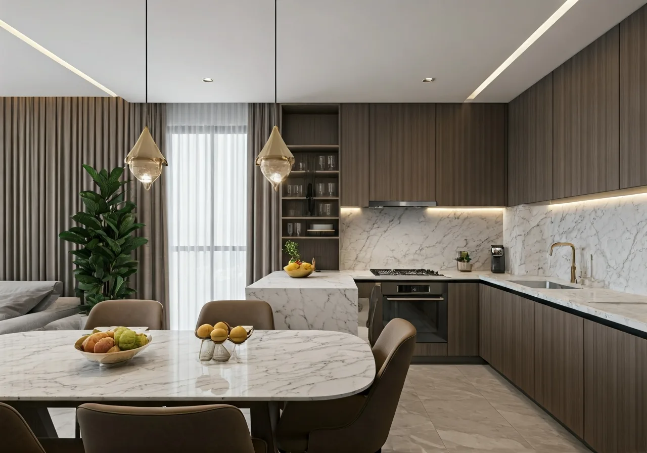Essensia Broadway Du an nha pho tai TPHCM - thiet ke bep