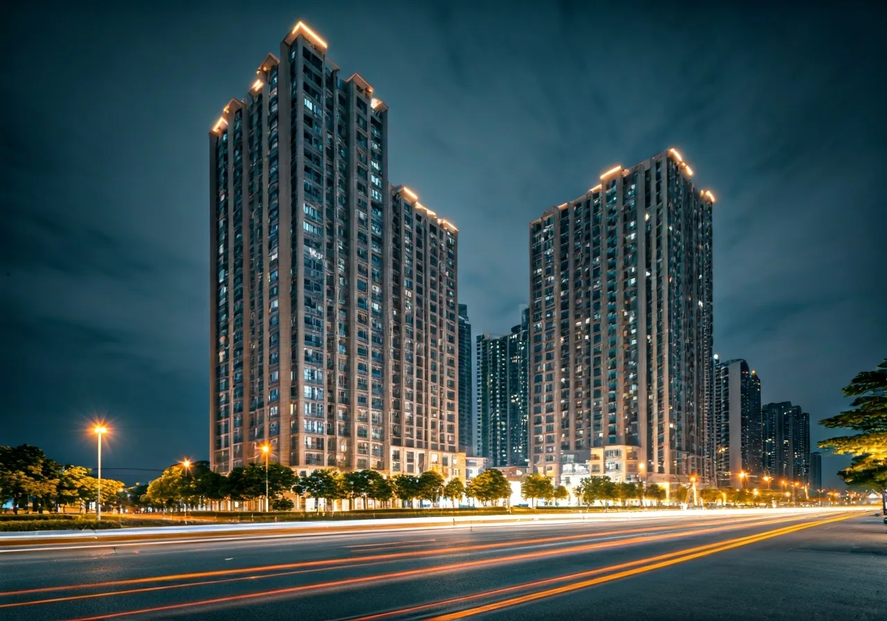 Eurowindow Central Avenue Khu do thi tai Nghe An - canh dem