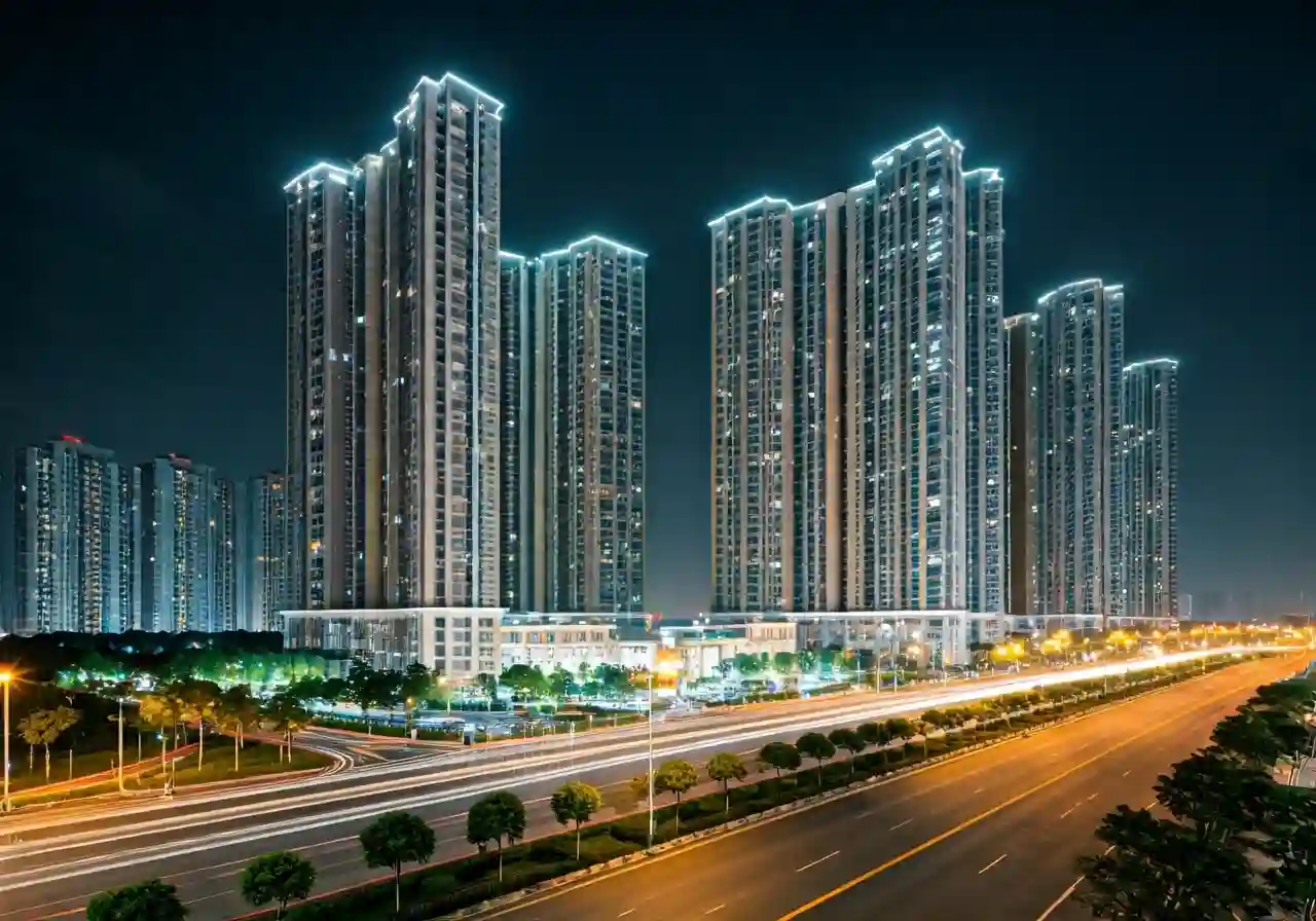 Eurowindow Light City Khu do thi tai Thanh Hoa - canh dem