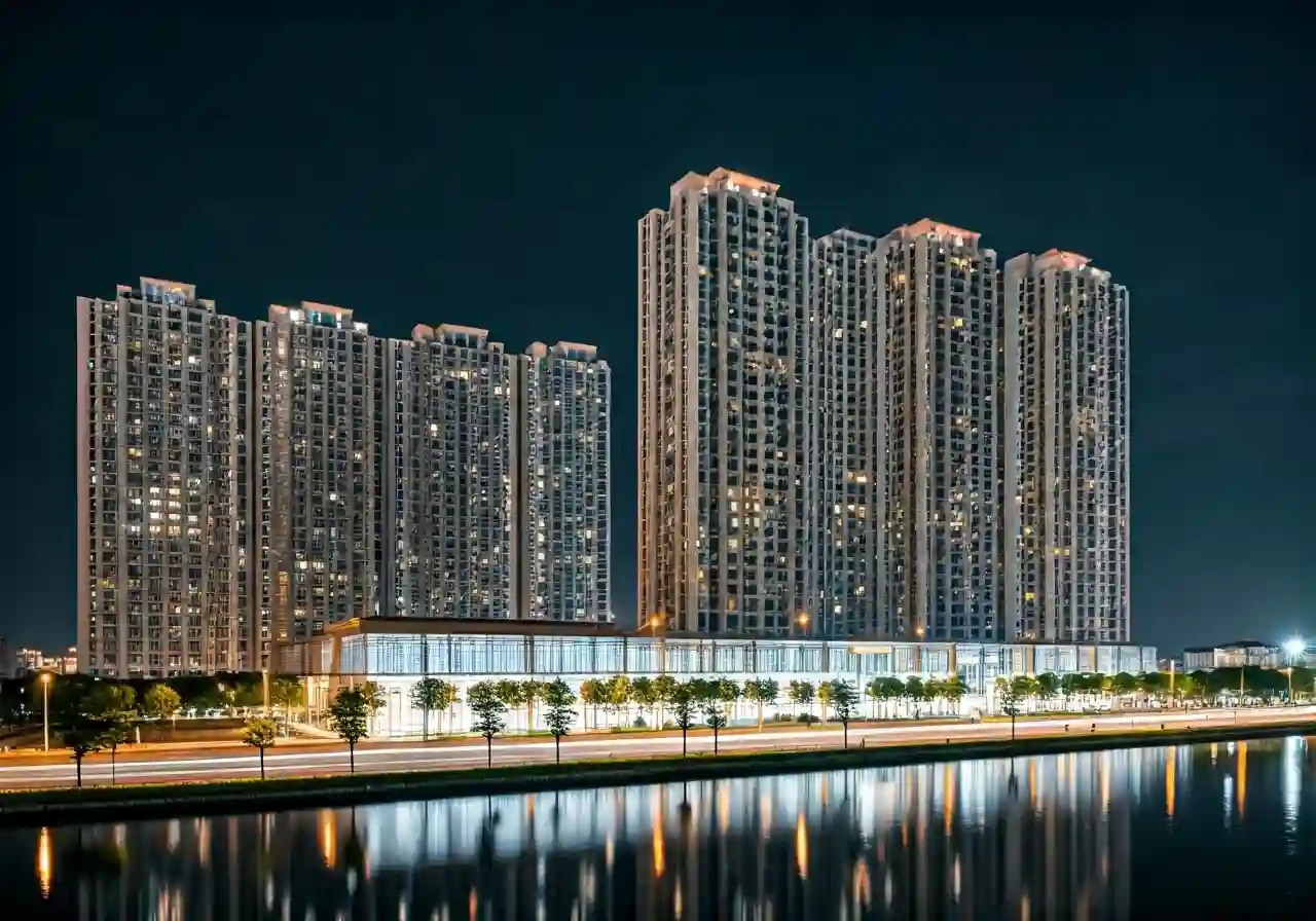 Eurowindow Sport Garden Du an khu do thi tai Nghe An - canh dem