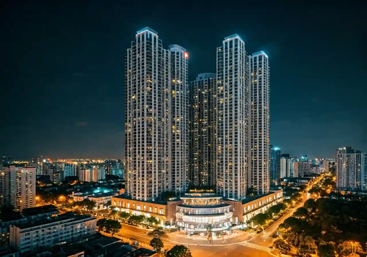 FPT Plaza 4 Du an can ho tai Da Nang - canh dem