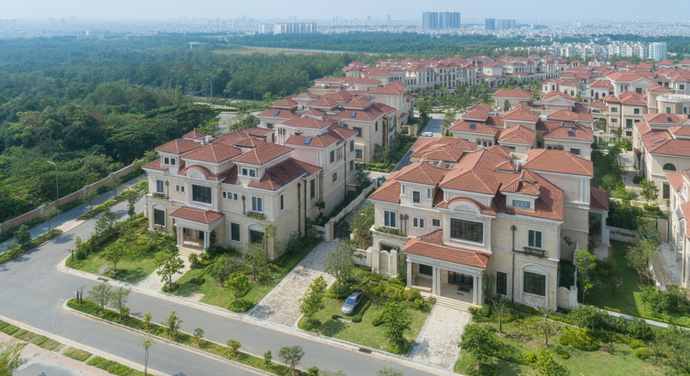 Geleximco A Hà Đông biệt thự liền kề