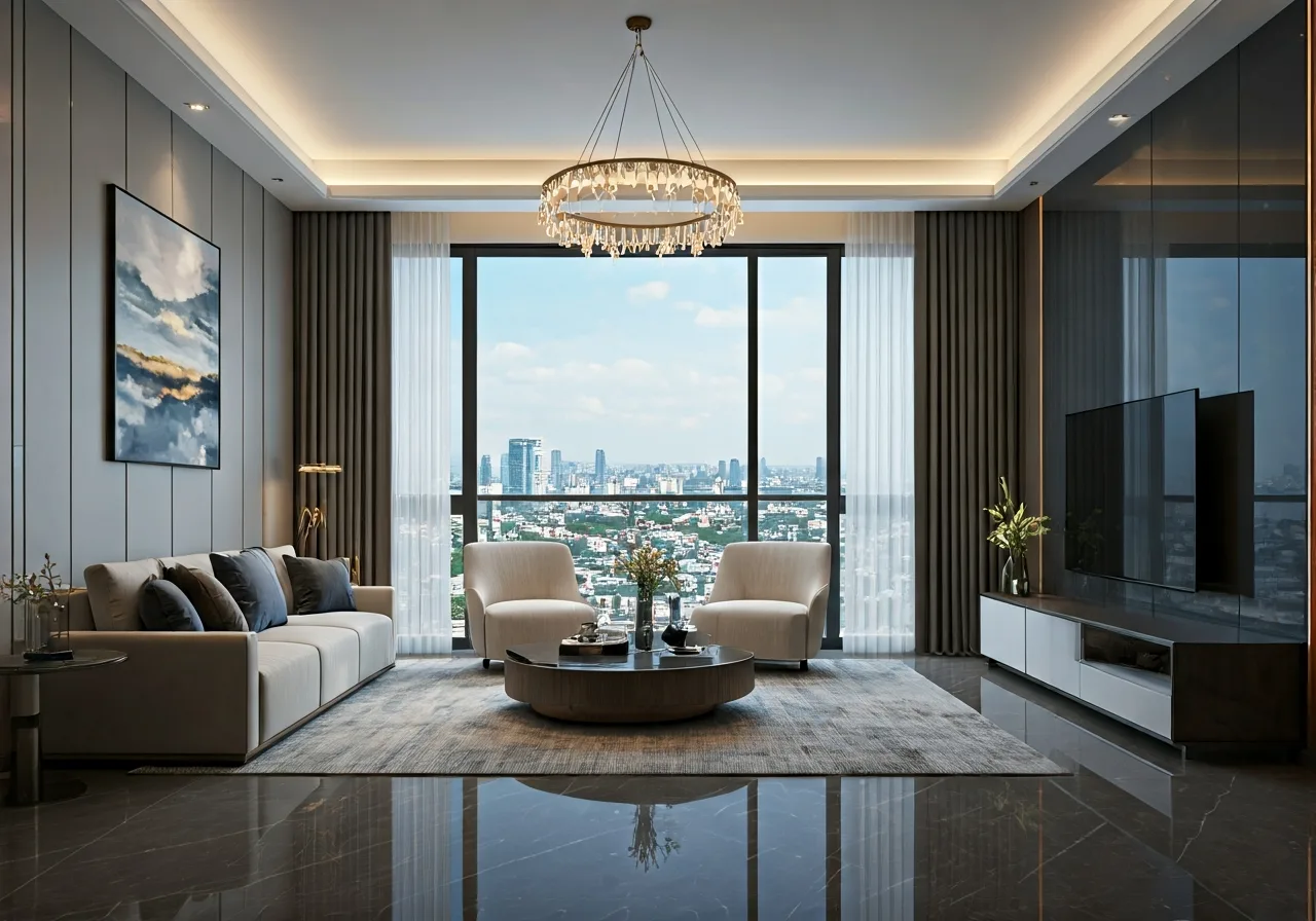 Gia Khai Luxury Du an nha pho tai Binh Duong - noi that can ho
