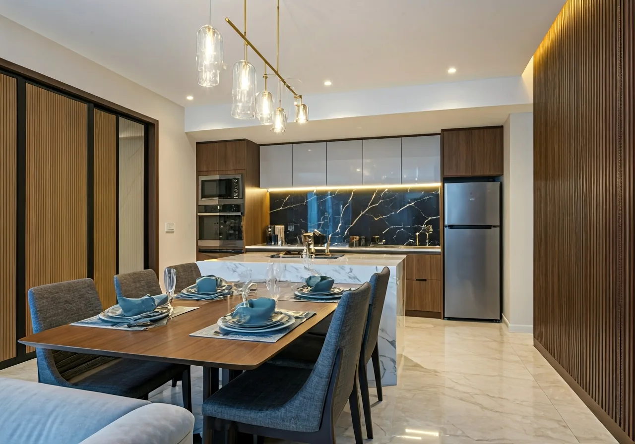 Gia Khai Luxury Du an nha pho tai Binh Duong - thiet ke bep