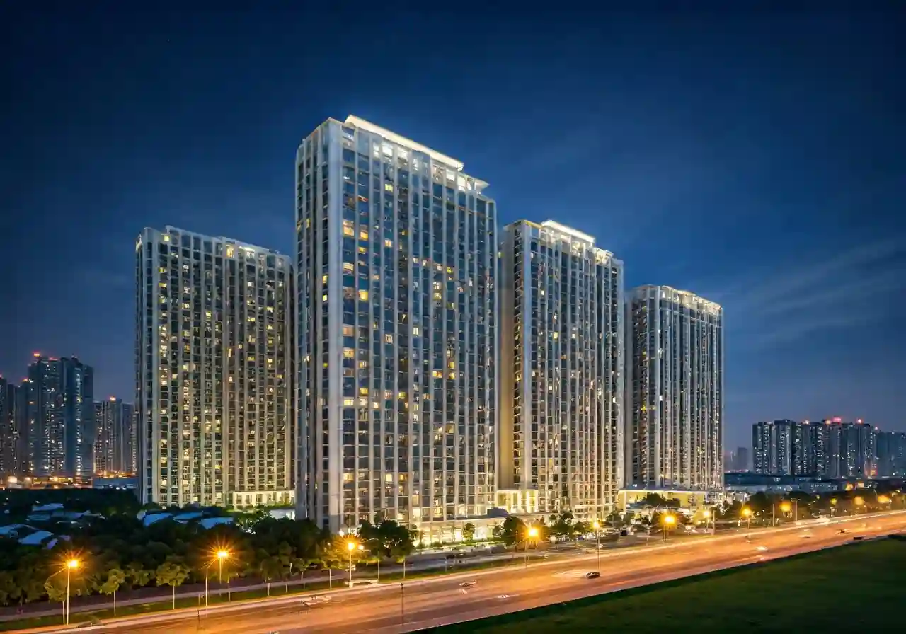 Gia Khai Luxury Du an nha pho tai Binh Duong - canh dem