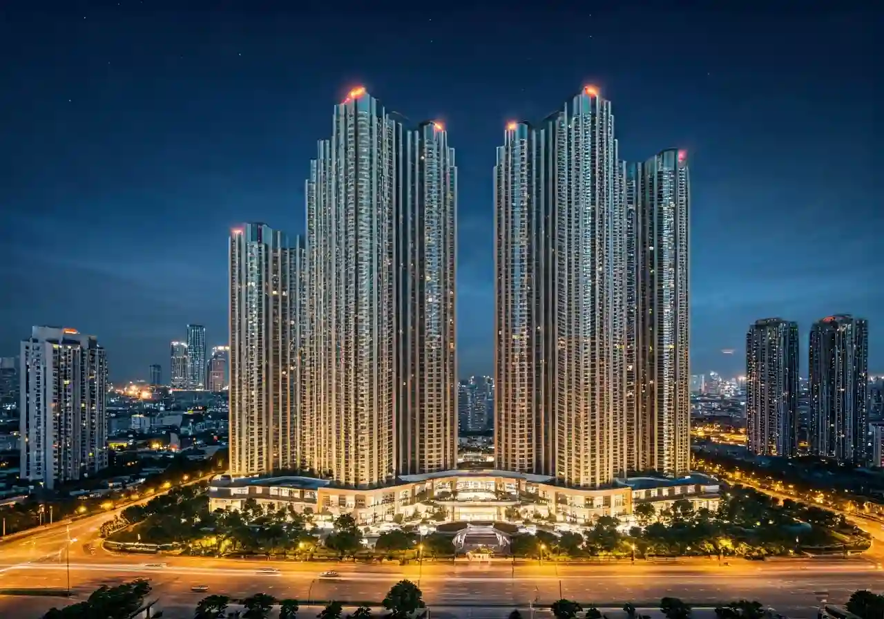 Golden Point Residences Du an nha o xa hoi tai Hai Phong - canh dem