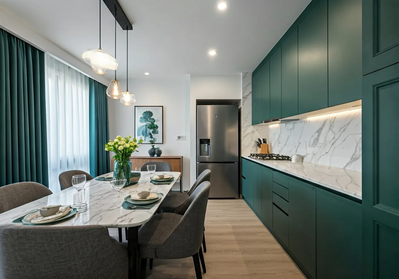 Green Skyline Du an can ho tai TPHCM - thiet ke bep