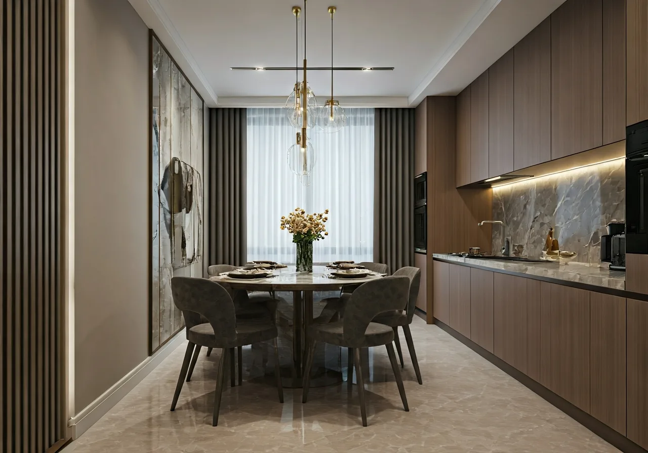 Hanoi Melody Residences Du an chung cu tai Linh Dam Ha Noi - thiet ke bep