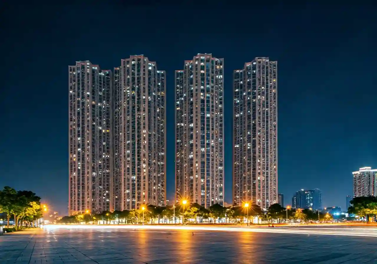 Him Lam Phuc Loi Du an nha o xa hoi tai Ha Noi - canh dem