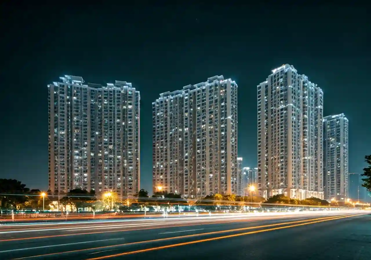 Homie City Du an khu dan cu tai Thai Nguyen - canh dem