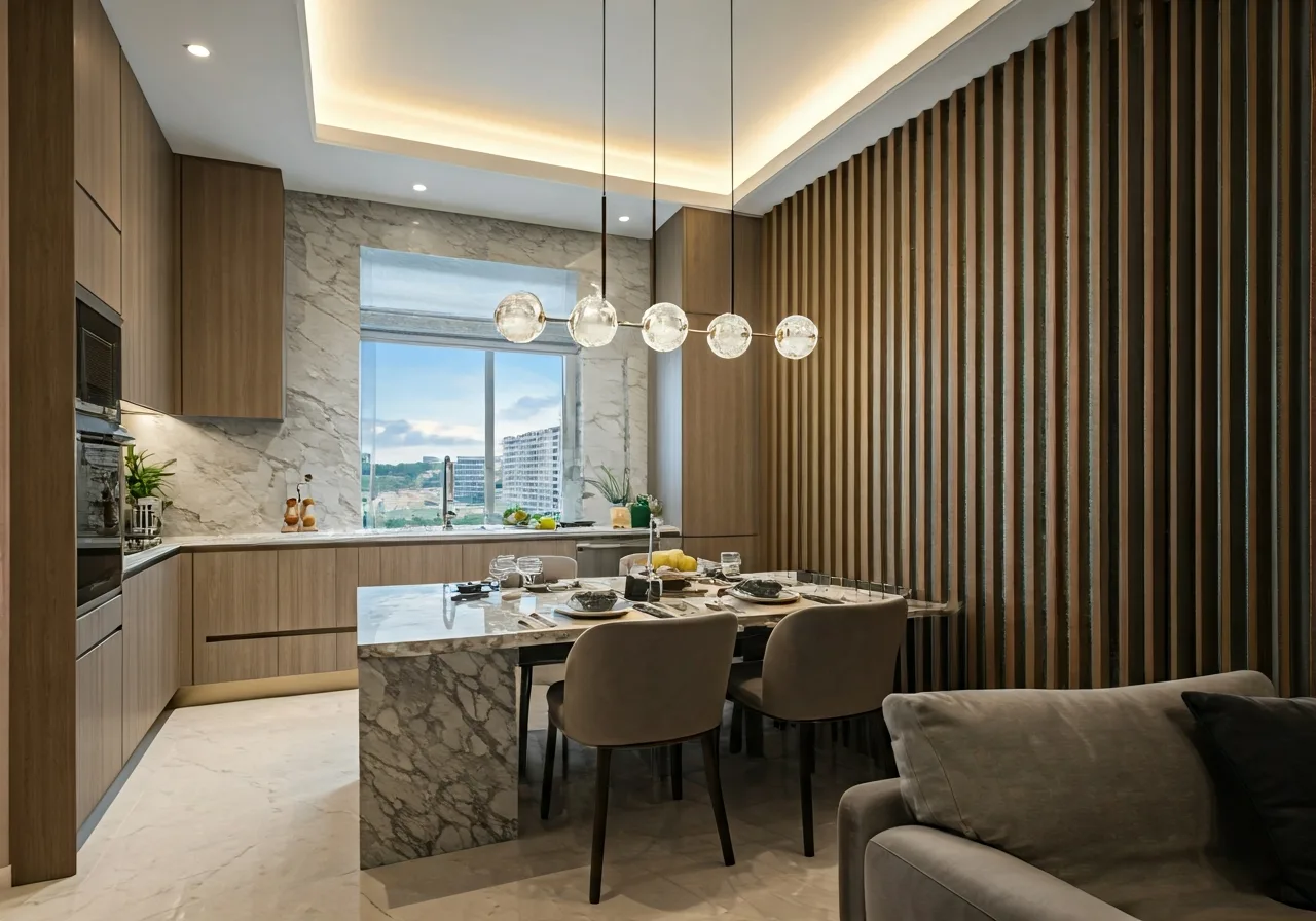 Imperia Ocean City Phan khu can ho thuoc Vinhomes Ocean Park 2 Hung Yen - thiet ke bep