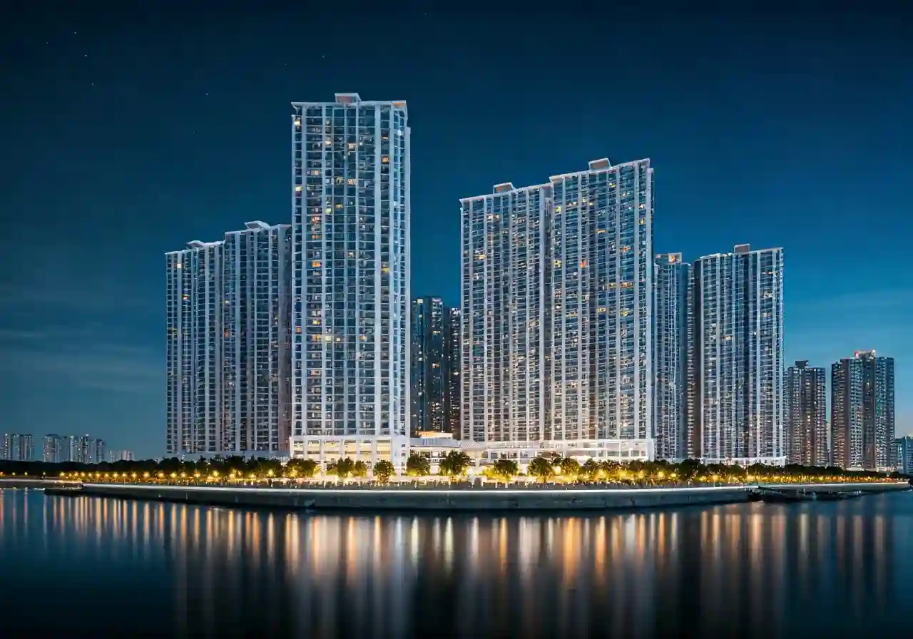 Imperia Ocean City Phan khu can ho thuoc Vinhomes Ocean Park 2 Hung Yen - canh dem