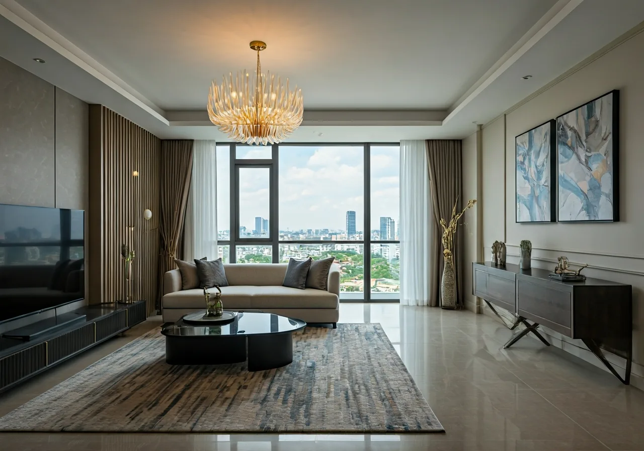 Khai Hoan Prime Du an can ho Resort tai khu Nam TPHCM - noi that can ho