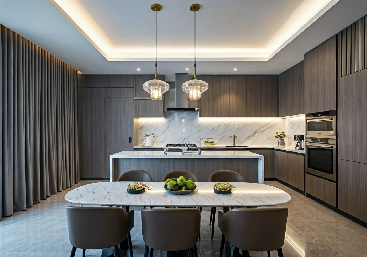 Khai Hoan Prime Du an can ho Resort tai khu Nam TPHCM - thiet ke bep