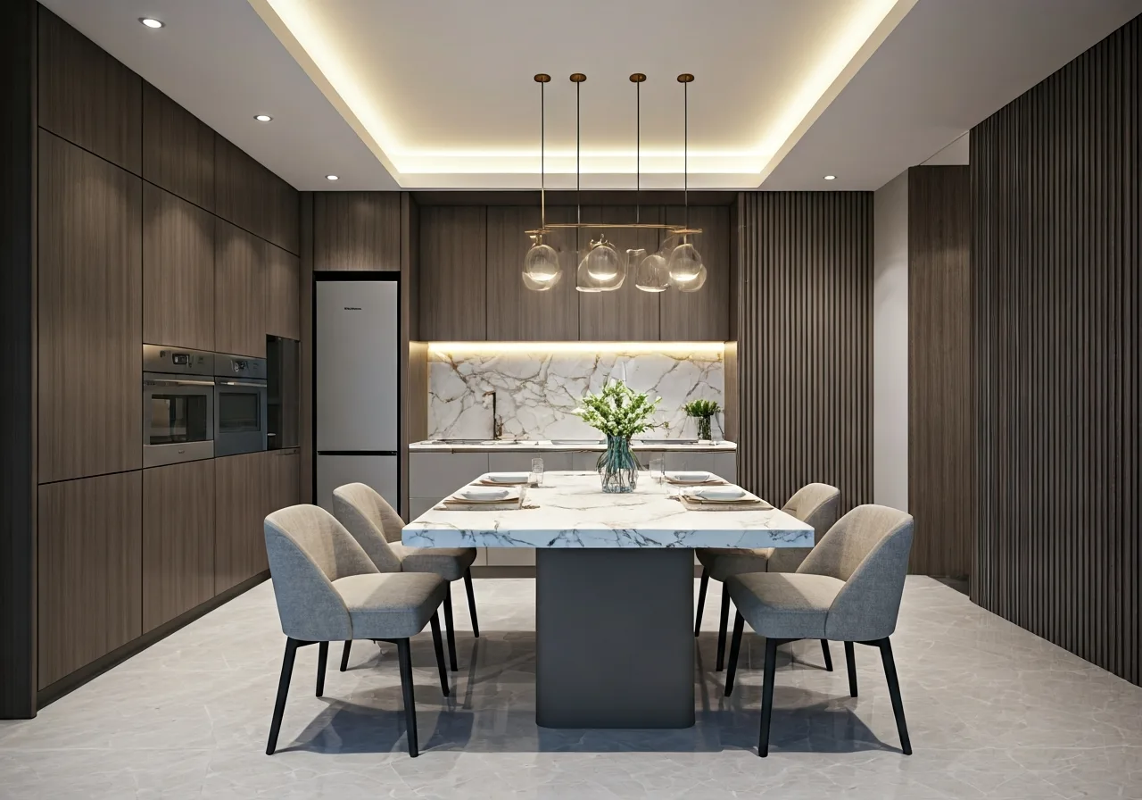 KHome Midtown Du an nha o xa hoi tai Dong Nai - thiet ke bep
