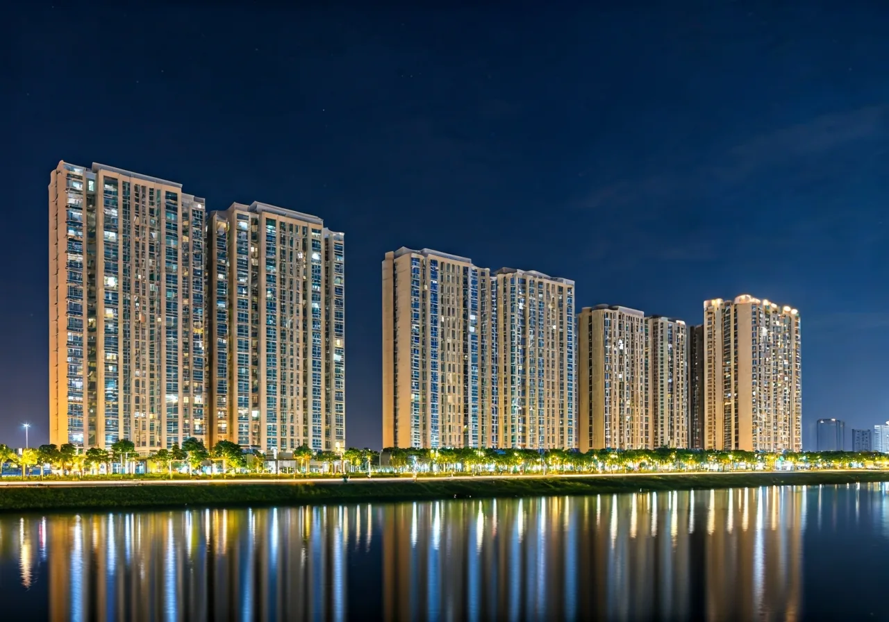 Khu do thi Ca Na New City Ninh Thuan - canh dem