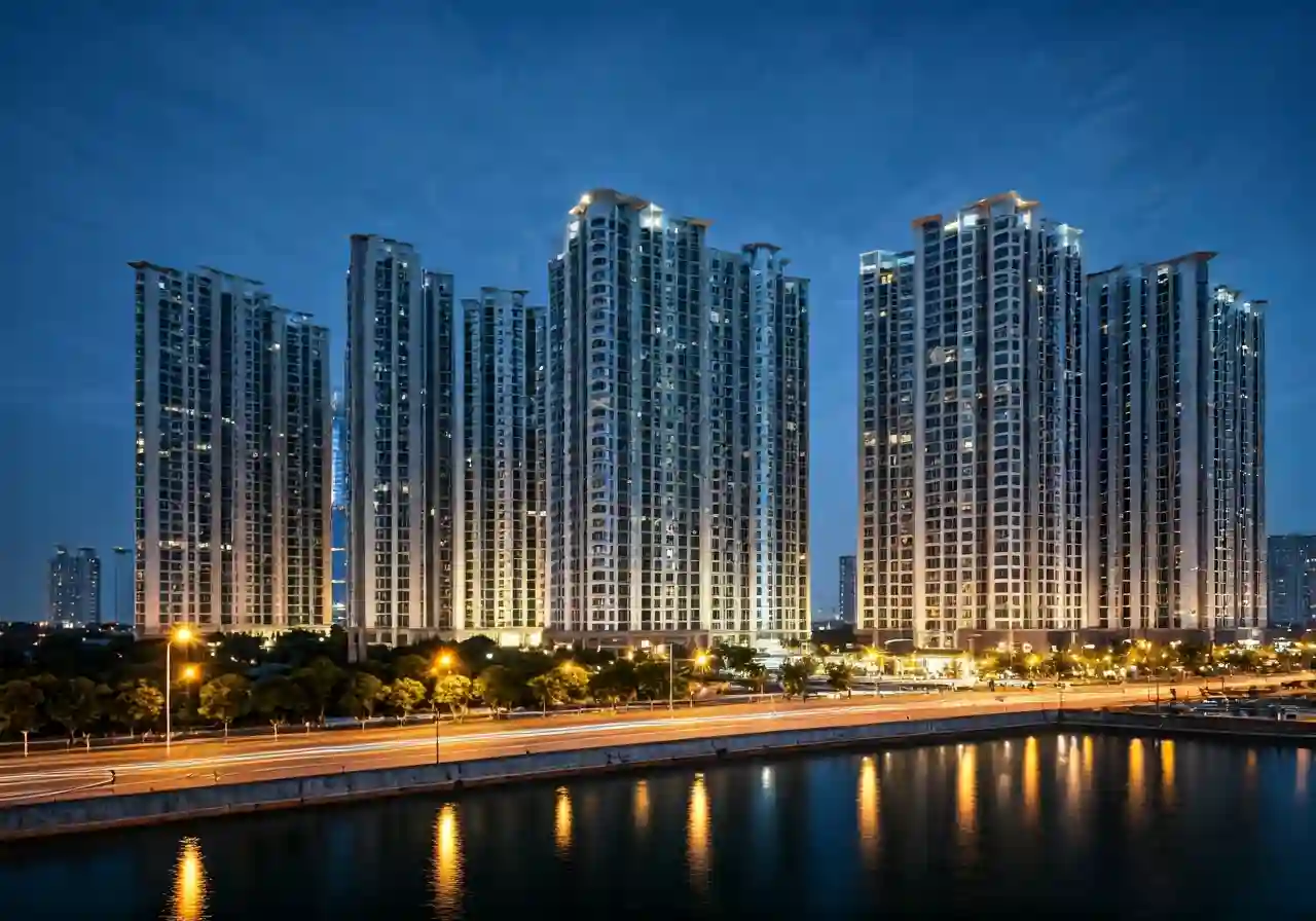 La Villa Green City Long An - canh dem