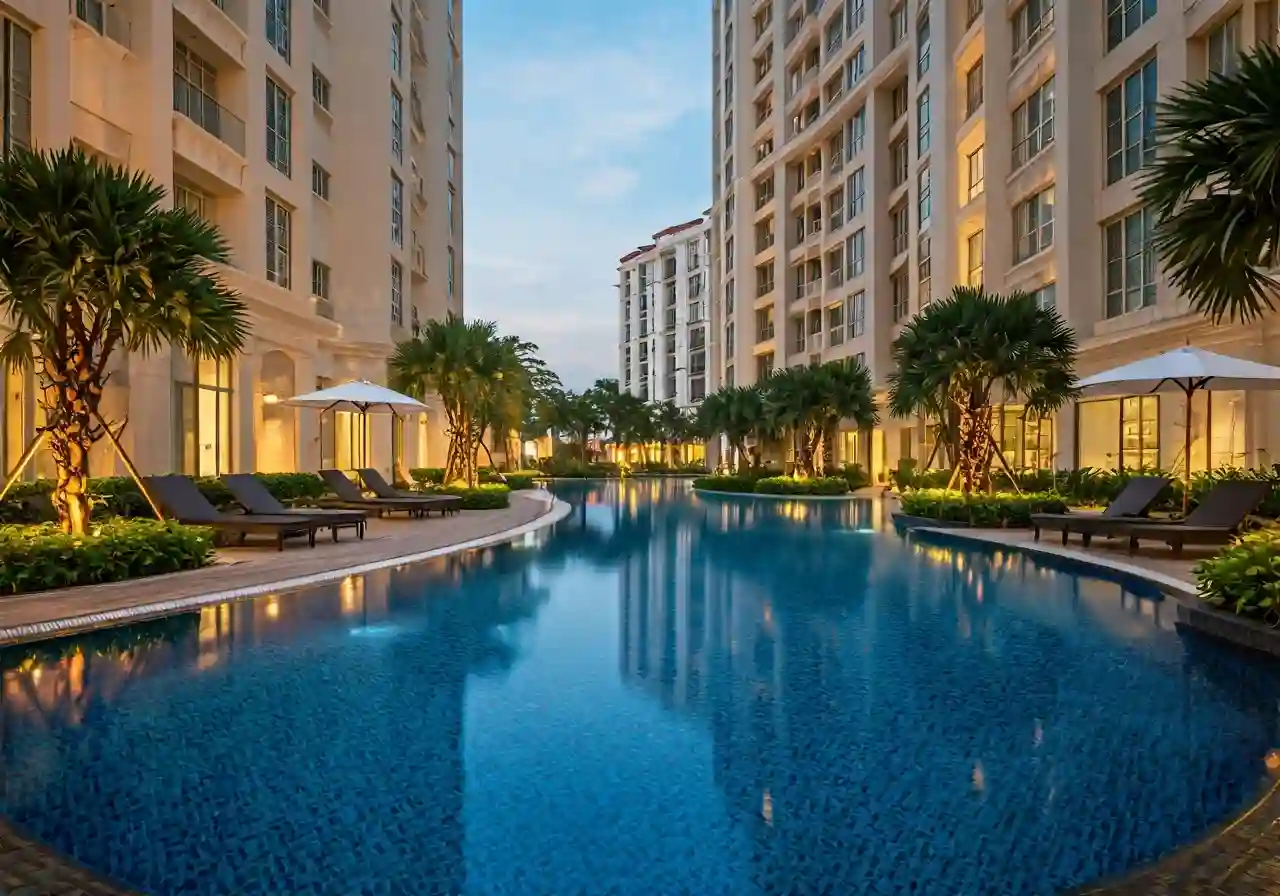 Lakeside Garden Du ancan ho tai Hai Phong - tien ich du an