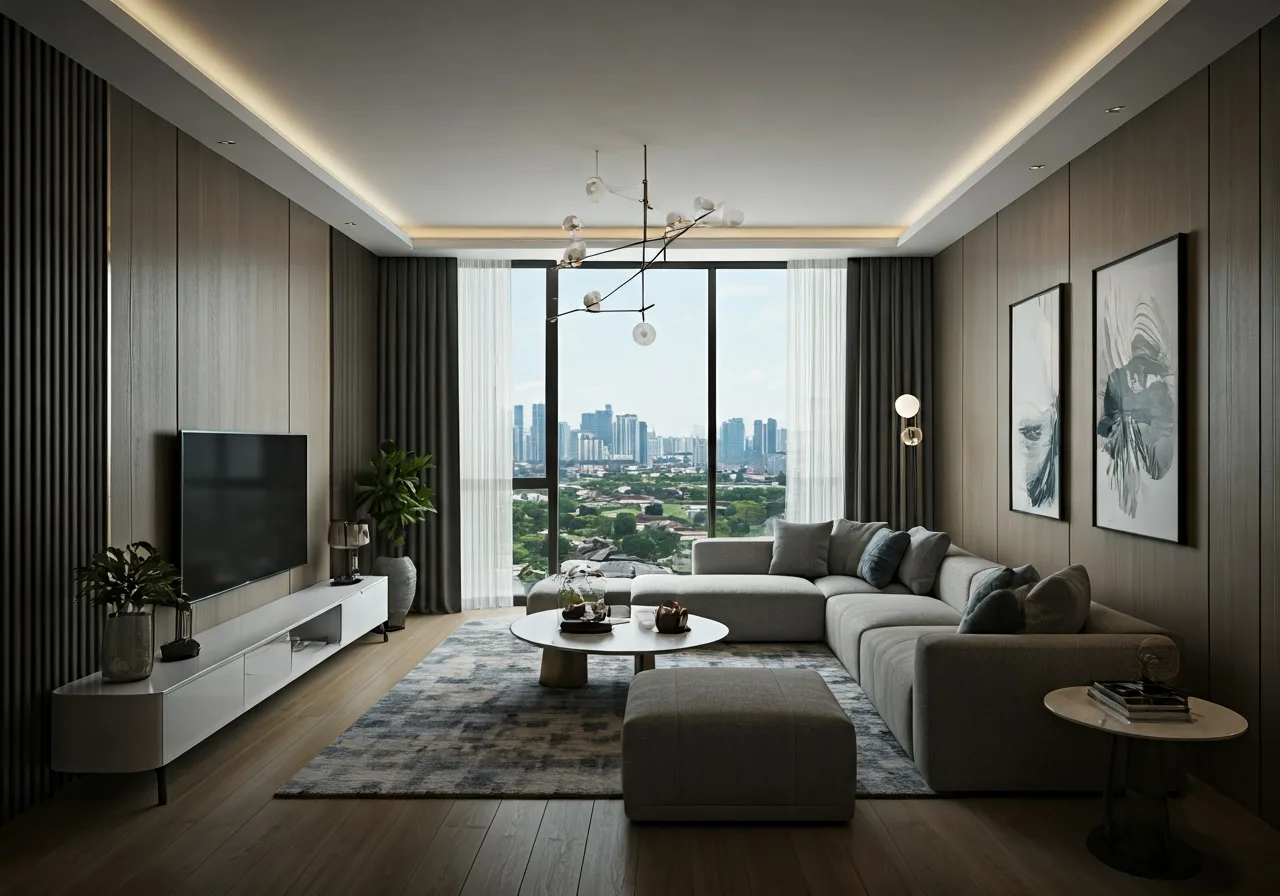 Lakeside Residences Phan khu biet thu tai Thanh Xuan Valley Phu Tho - noi that can ho