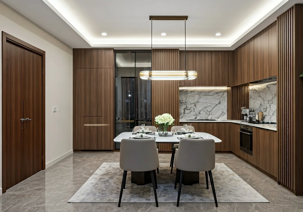 Long Thanh Hoa Binh Luxury Resort Du an khu nghi duong tai Hoa Binh - thiet ke bep