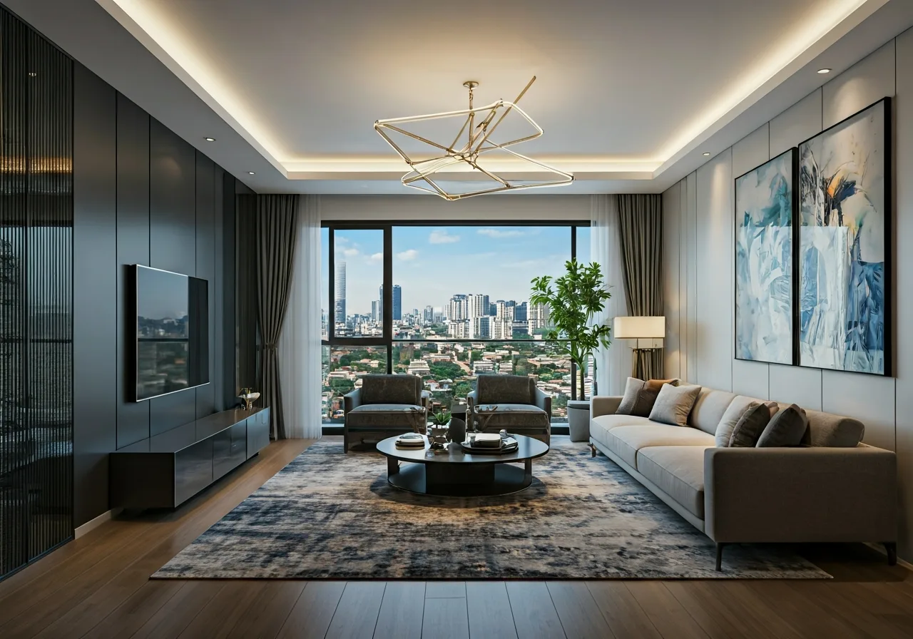 Lumi Prestige Phan khu can ho thuoc Lumi Hanoi - noi that can ho